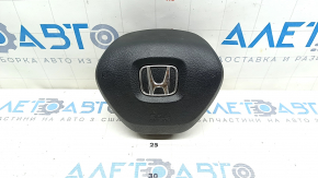 Airbag in the steering wheel driver Honda Insight 19-22 black, rusty pyropatron, scratch