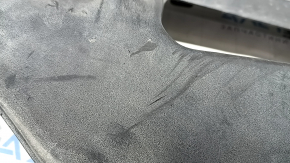 Rear bumper lip trim Porsche Macan 15-21 structure under towbar, scratches, crack in fastening