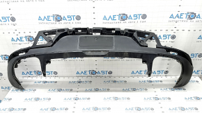 Rear bumper lip Porsche Macan 15-21 structure, cracks in fasteners