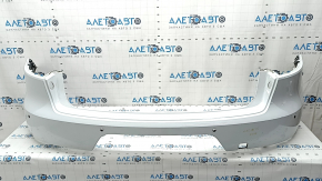 Rear bumper bare Porsche Macan 15-18 for parking sensors and camera, white, with antennas