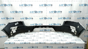 Rear bumper bare Porsche Macan 15-18 for parking sensors and camera, white, with antennas
