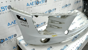Front bare bumper Porsche Macan 15-18 for parking sensors, white, scratches, sand