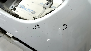 Front bare bumper Porsche Macan 15-18 for parking sensors, white, scratches, sand