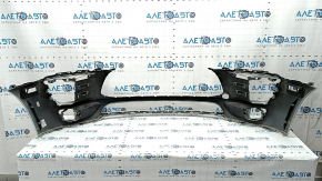 Front bare bumper Porsche Macan 15-18 for parking sensors, white, scratches, sand