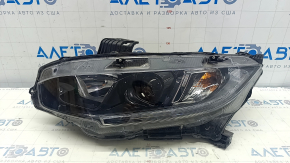 Headlight front left bare Honda Civic X FC 19-21 halogen