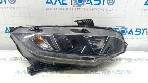 Headlight front right bare Honda Civic X FC 19-21 halogen