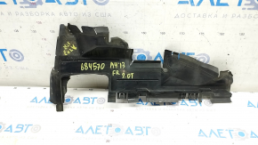 Right radiator deflector Audi A4 B8 13-16 2.0T broken