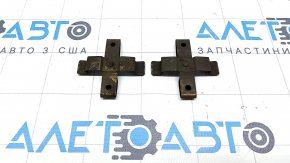 Brake shoe mounting bracket front right 2pcs set Porsche Macan 15-