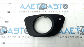 Left fog light frame Porsche Macan 15-18 for parking sensors, structure, sand