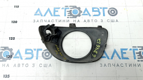 Left fog light frame Porsche Macan 15-18 for parking sensors, structure, sand