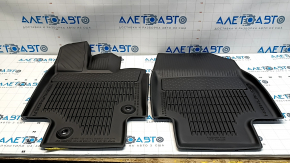 Set of floor mats for Toyota Highlander 20- rubber black