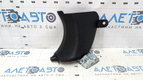 Front pillar trim left lower Subaru XV Crosstrek 13-17 black, scratches, worn