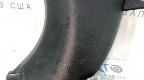 Front pillar trim left lower Subaru XV Crosstrek 13-17 black, scratches, worn