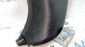 Front pillar trim left lower Subaru XV Crosstrek 13-17 black, scratches, worn