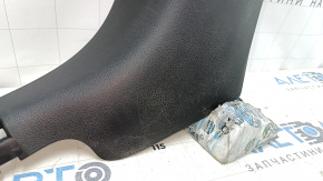 Front pillar trim lower left Nissan Versa 12-19 usa black. scratches