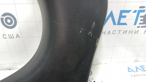 Front pillar trim lower left Nissan Versa 12-19 usa black. scratches