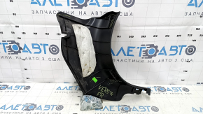Front pillar trim lower left Nissan Versa 12-19 usa black. scratches