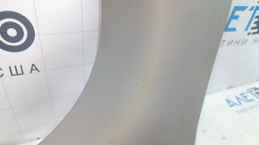 Front pillar trim lower left Nissan Versa 12-16 usa gray, scratches