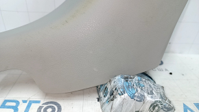 Front pillar trim lower left Nissan Versa 12-16 usa gray, scratches