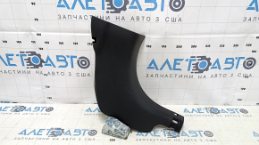 Front pillar trim lower right Nissan Versa 12-19 usa black, scratches