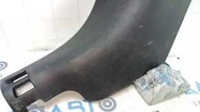 Front pillar trim lower left Nissan Versa Note 13-19 black, scratches