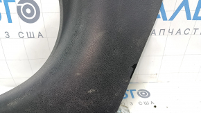 Front pillar trim lower left Nissan Versa Note 13-19 black, scratches