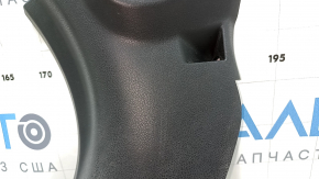 Front pillar trim lower left Nissan Versa Note 13-19 black, scratches
