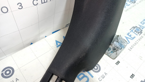 Front pillar trim lower left Nissan Versa Note 13-19 black, scratches
