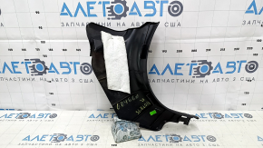 Front pillar trim lower left Nissan Versa Note 13-19 black, scratches