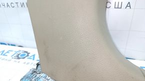 Front pillar trim lower right Nissan Altima 13-18 beige, scratches, worn, plastic turned white