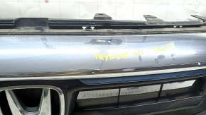 Radiator grille Honda Insight 19-22 complete with emblem, sand, crack in fastening
