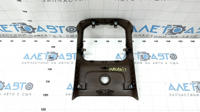 Rear center console trim Porsche Macan 15 - brown