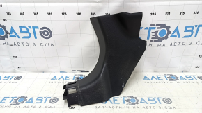 Front pillar trim lower left Nissan Altima 16-18 rest, black, scratches
