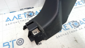 Front pillar trim lower left Nissan Altima 16-18 rest, black, scratches
