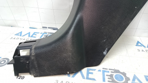 Front pillar trim lower left Nissan Altima 16-18 rest, black, scratches