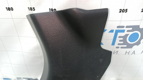 Front pillar trim lower left Nissan Altima 16-18 rest, black, scratches