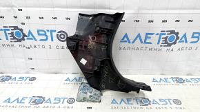 Front pillar trim lower left Nissan Altima 16-18 rest, black, scratches