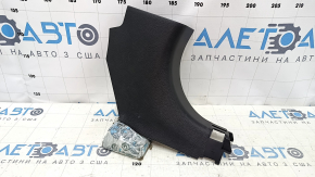 Front pillar trim lower right Nissan Altima 13-14 prerest, black, worn, scratches