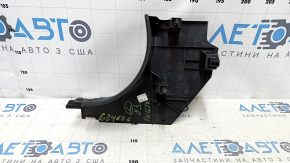 Front pillar trim lower right Nissan Altima 13-14 prerest, black, worn, scratches