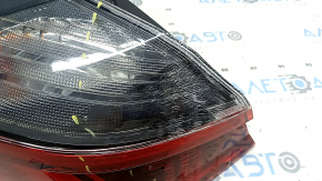 External wing light left Honda Insight 19-22 led, spider web on glass