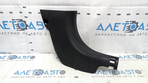 Front pillar trim lower right Nissan Versa Note 13-19 black, scratches
