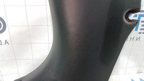 Front pillar trim lower left Nissan Sentra 13-19 black, scratches