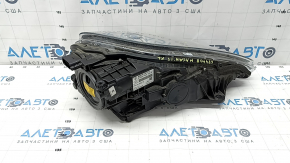 Front left headlight complete Porsche Macan 15-18 xenon, under washer, adaptive, black, sand