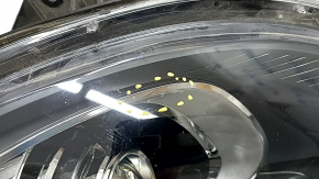 Front left headlight complete Porsche Macan 15-18 xenon, under washer, adaptive, black, sand