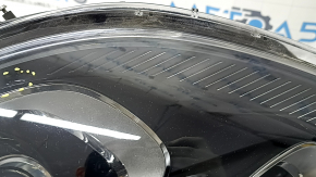Front left headlight complete Porsche Macan 15-18 xenon, under washer, adaptive, black, sand