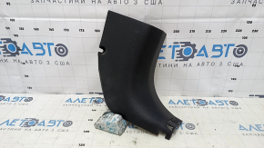 Front pillar trim lower right Nissan Sentra 13-19 black, scratches