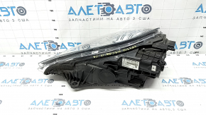 Front right headlight complete Porsche Macan 15-18 xenon, under washer, adaptive, black, sand