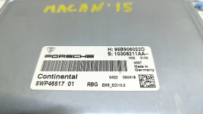 ECU engine computer Porsche Macan 15-18 3.0T, 3.6T
