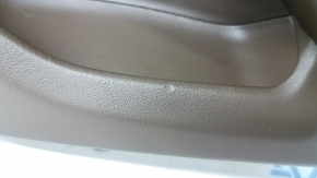 Door trim card rear right Porsche Macan 15-18 leather brown without backlight and curtain, insert brown leather, armrest brown leather, Bose, dents
