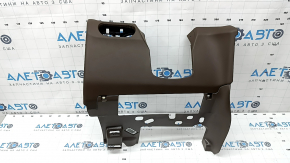 Driver's knee pad Porsche Macan 15-18 leather brown